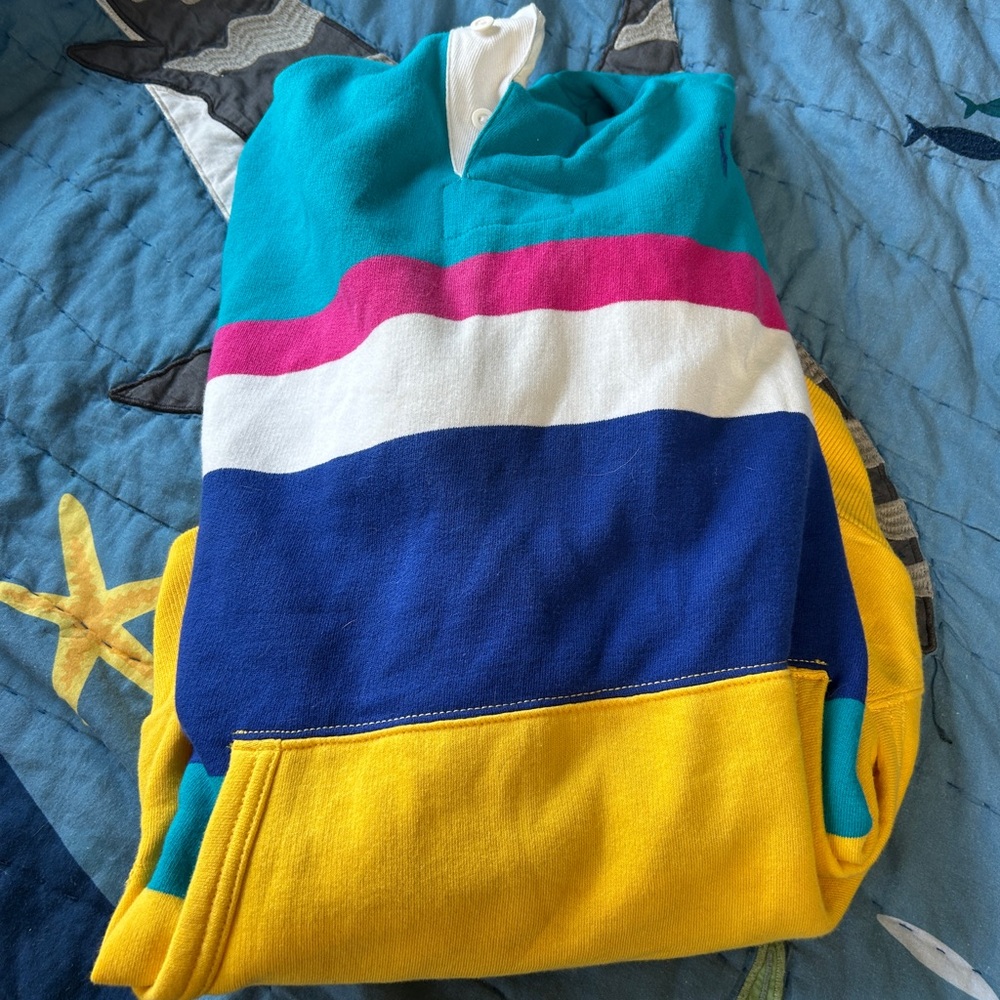Colorful Striped Hoodie
